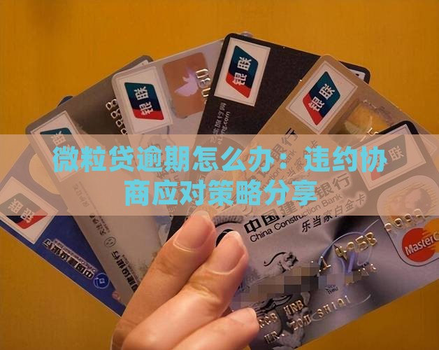 微粒贷逾期怎么办：违约协商应对策略分享