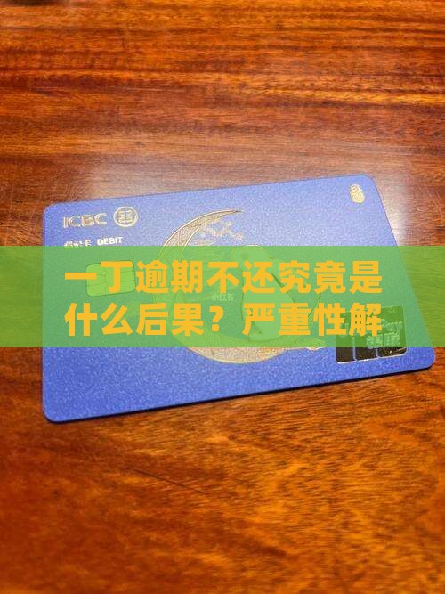 一丁逾期不还究竟是什么后果？严重性解析