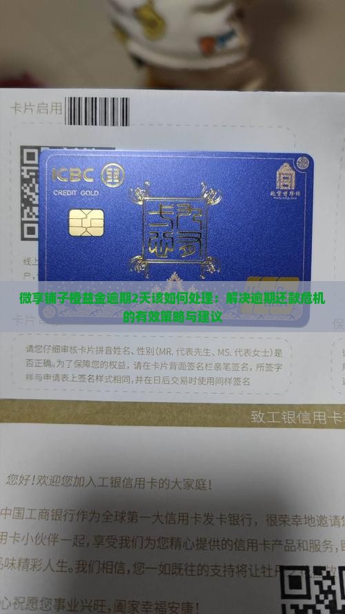 微享铺子橙益金逾期2天该如何处理：解决逾期还款危机的有效策略与建议