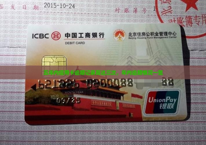 五年内信用卡逾期记录高达三次，年内逾期情况一览