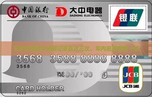 五年内信用卡逾期记录高达三次，年内逾期情况一览