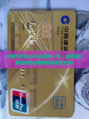 信用卡欠款6000元逾期一年，如何高效解决避免逾期利息和信用受损？