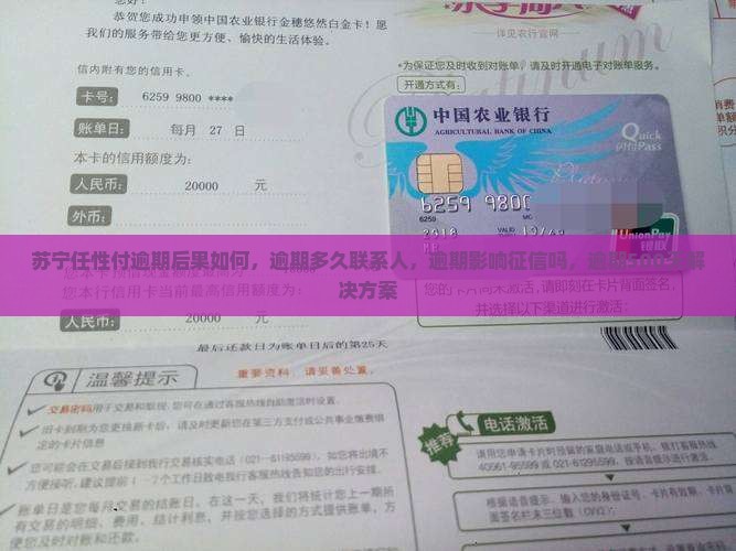 苏宁任性付逾期后果如何，逾期多久联系人，逾期影响征信吗，逾期500天解决方案