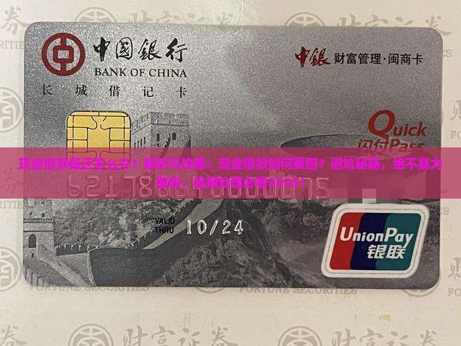 现金借款催还怎么办