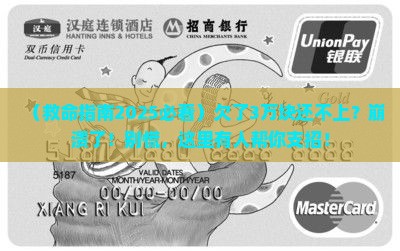 欠3万块钱还不上怎么办怎么办