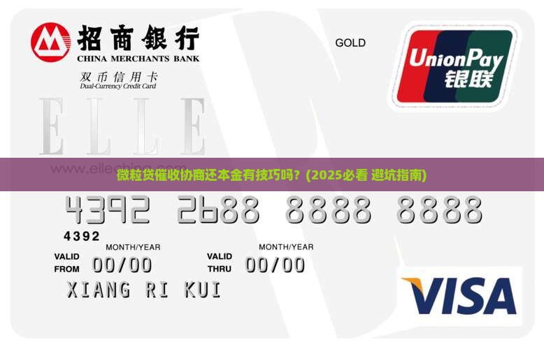 微粒贷催收协商还本金技巧