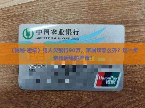 犯人欠银行90万怎么办处理方式