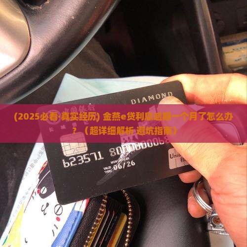 金燕e贷利息逾期一个月怎么办处理
