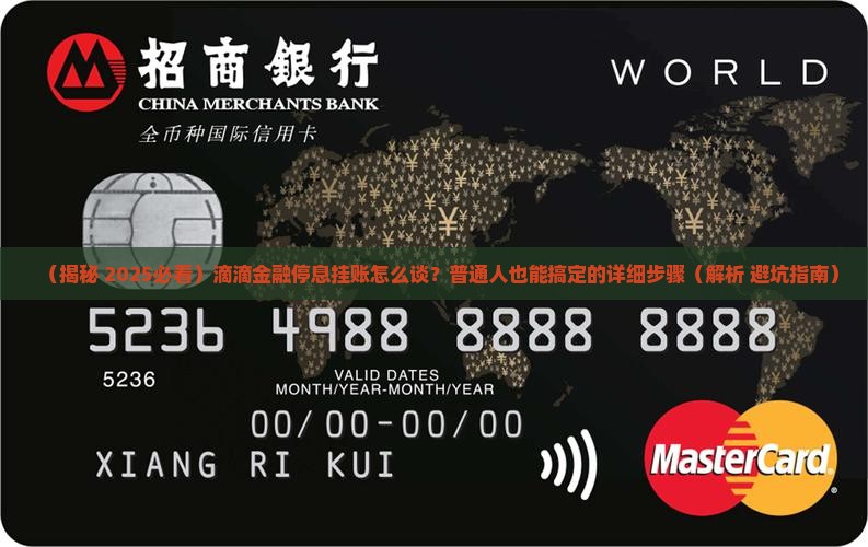 滴滴金融停息挂账协商流程详解