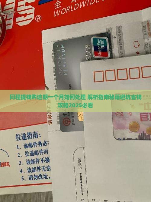 同程提钱购逾期一个月如何处理