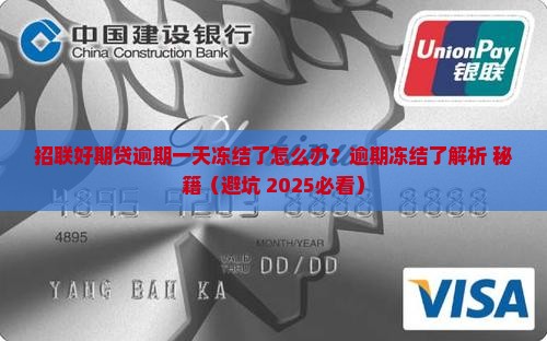 招联好期贷逾期一天冻结了怎么办