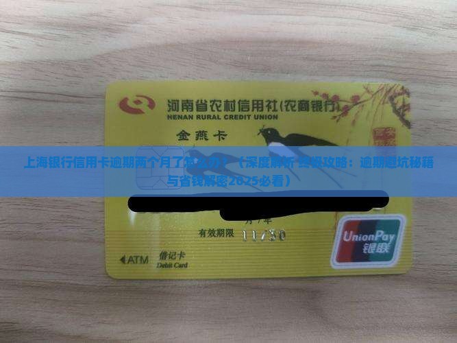 上海银行信用卡逾期两个月了怎么办