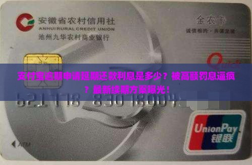 支付宝逾期申请延期还款利息是多少