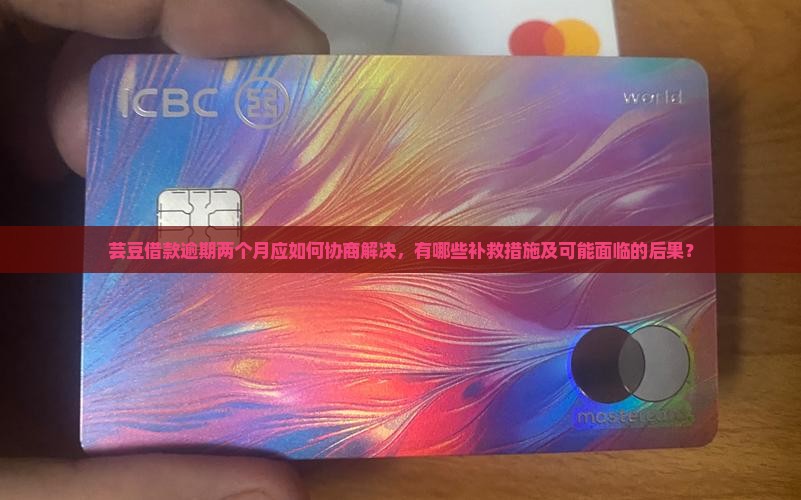 芸豆借款逾期两个月应如何协商解决，有哪些补救措施及可能面临的后果？