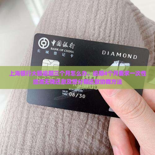 上海银行大额逾期三个月怎么办，逾期4个月要求一次性结清无钱还款及想分期还款协商方法