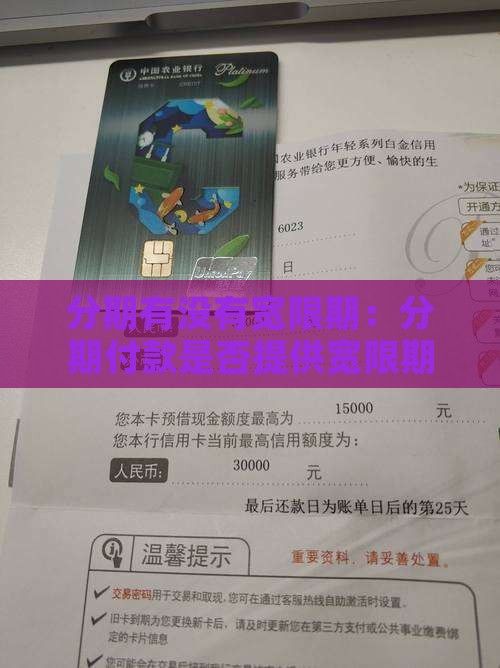 分期有没有宽限期：分期付款是否提供宽限期