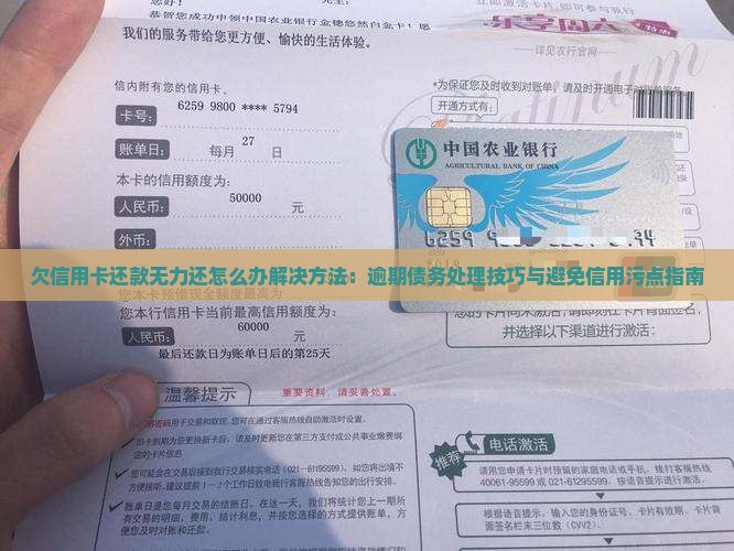 欠信用卡还款无力还怎么办解决方法：逾期债务处理技巧与避免信用污点指南