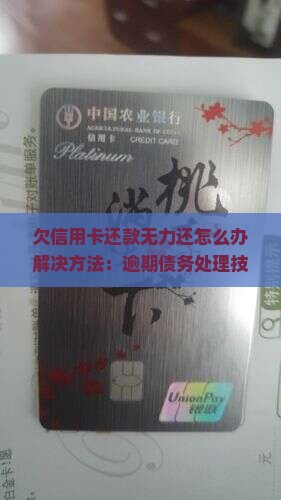 欠信用卡还款无力还怎么办解决方法：逾期债务处理技巧与避免信用污点指南