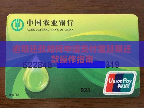 逾期还款如何申请支付宝延期还款操作指南