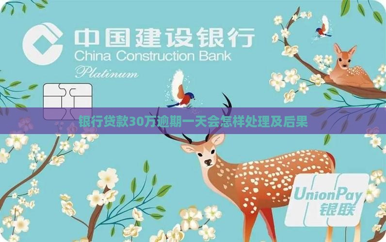 银行贷款30万逾期一天会怎样处理及后果