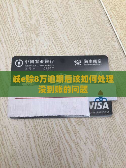 诚e赊8万逾期后该如何处理没到账的问题