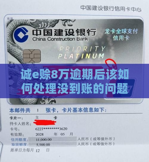 诚e赊8万逾期后该如何处理没到账的问题