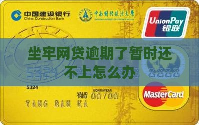 坐牢网贷逾期了暂时还不上怎么办