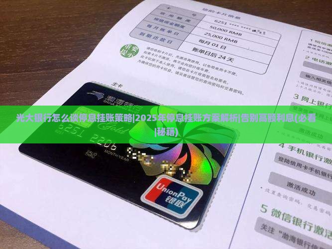 光大银行怎么谈停息挂账策略