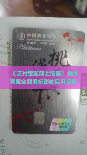支付宝逾期上征信会影响信用吗