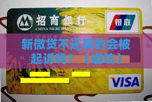 新微贷不还会被起诉吗