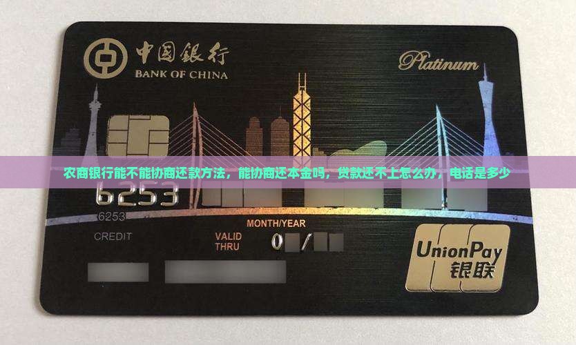 农商银行能不能协商还款方法