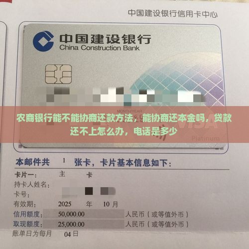 农商银行能不能协商还款方法