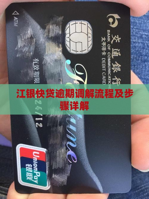 江银快贷申请调解需要哪些步骤
