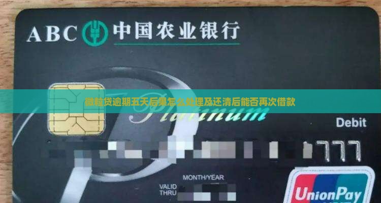 微粒贷逾期五天后果怎么处理及还清后能否再次借款