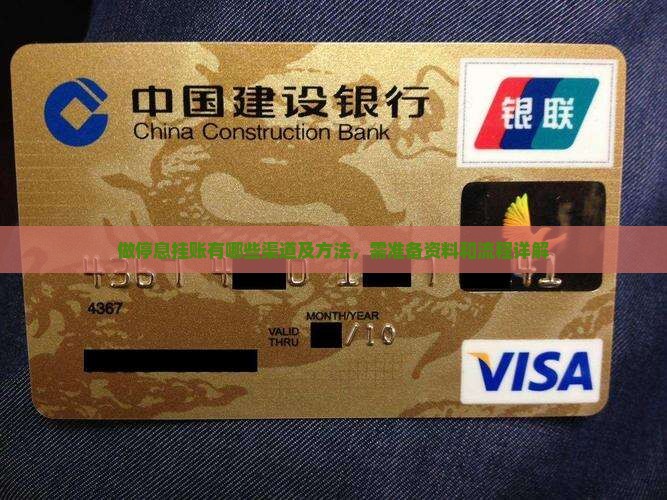 做停息挂账有哪些渠道及方法，需准备资料和流程详解