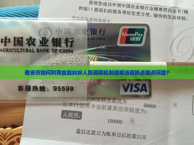 雅安市如何利用金融纠纷人民调解机制缓解当前热点痛点问题？