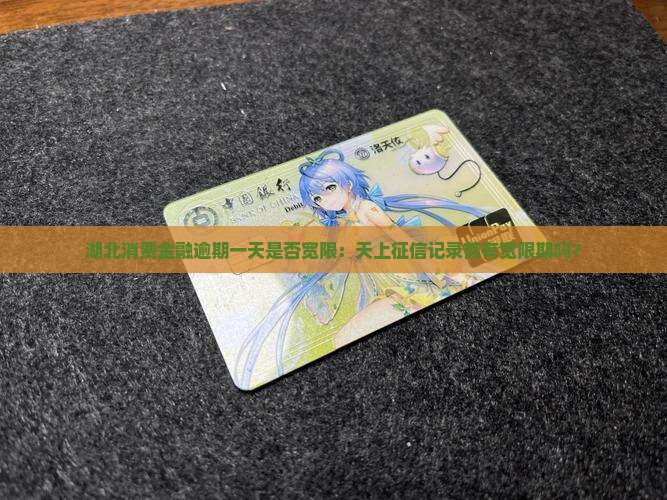 湖北消费金融逾期一天是否宽限：天上征信记录前有宽限期吗？