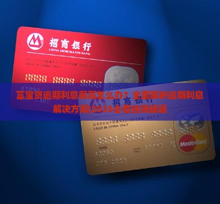富宝贷逾期利息很高怎么办 富宝贷逾期利息很高怎么办
