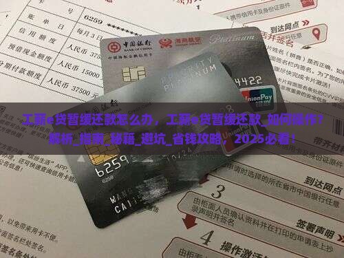 工薪e贷暂缓还款怎么办