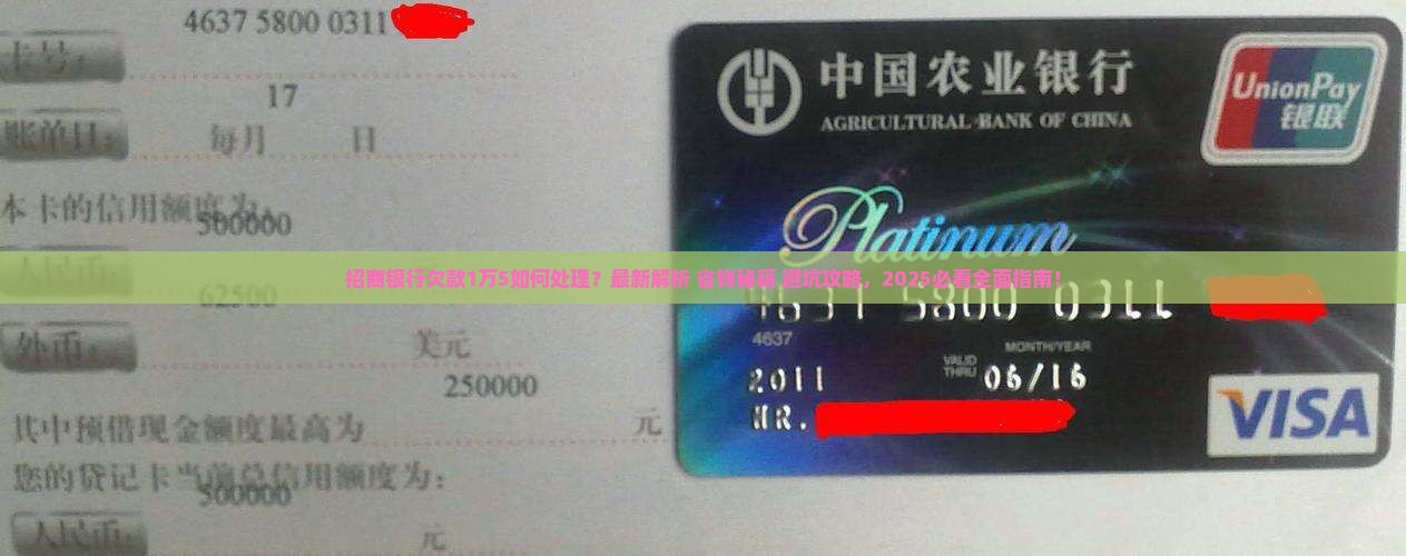 招商银行欠款1万5如何处理