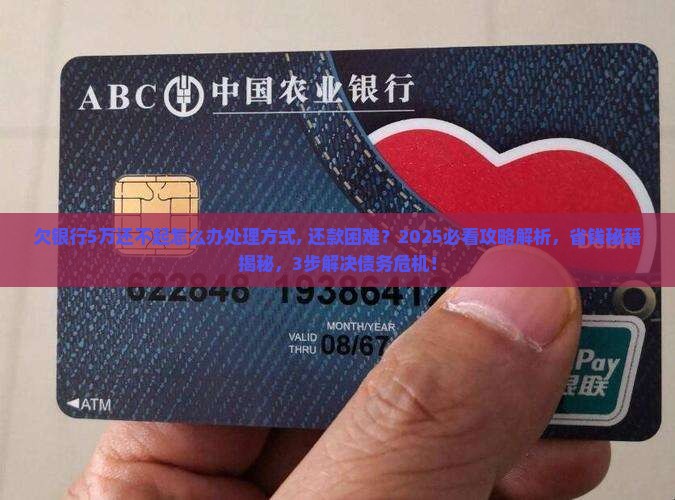 欠银行5万还不起怎么办处理方式