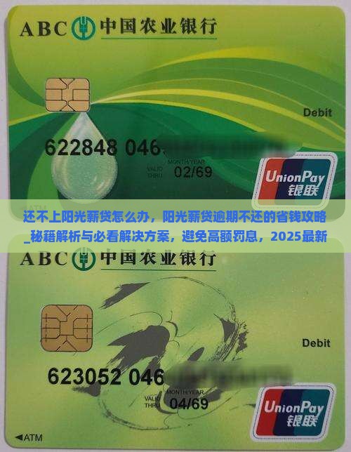 还不上阳光薪贷怎么办
