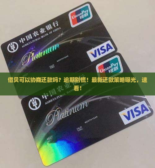 借贝可以协商还款吗