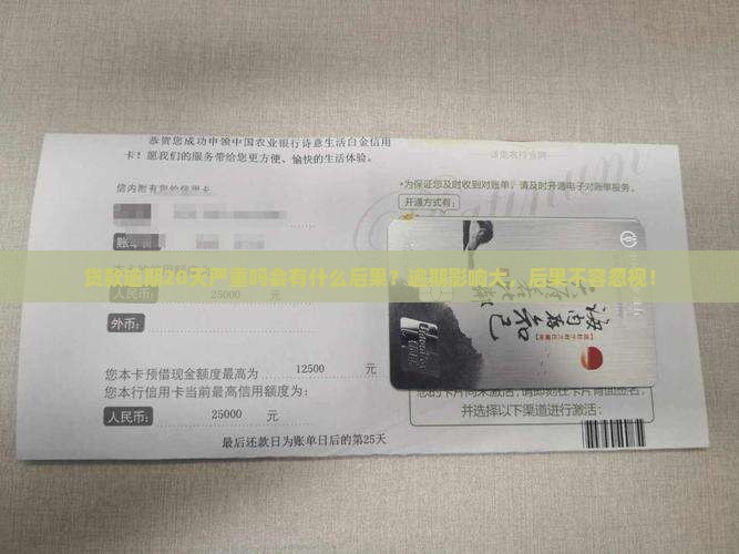 贷款逾期20天严重吗会有什么后果