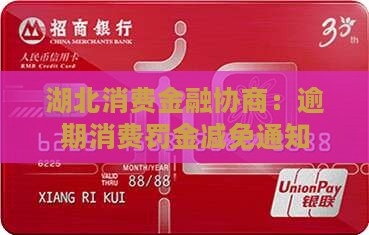湖北消费金融协商降低罚金的通知