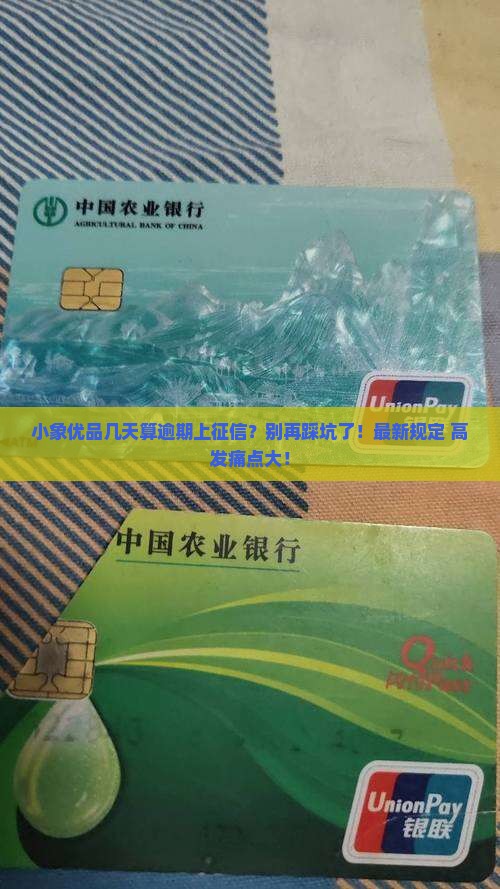 小象优品几天算逾期上征信的具体规定是什么