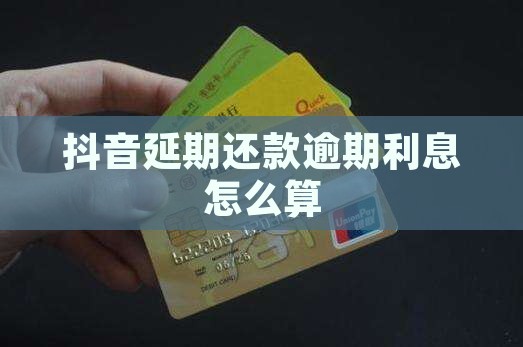 抖音的延期还款怎么算利息