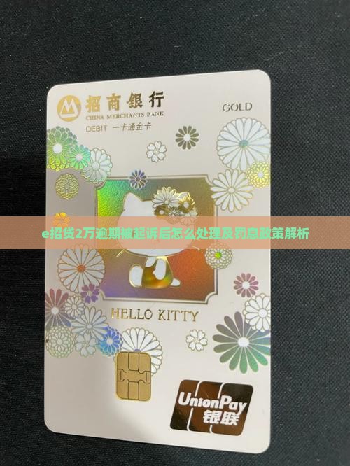 e招贷2万逾期被起诉后怎么处理及罚息政策解析