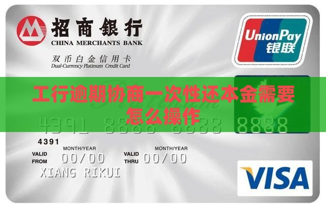 工行逾期协商一次性还本金需要怎么操作