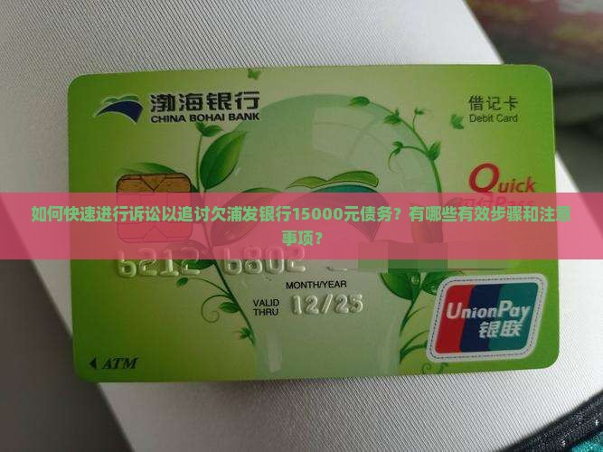 如何快速进行诉讼以追讨欠浦发银行15000元债务？有哪些有效步骤和注意事项？